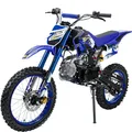 Produktbild: Actionbikes Motors Crossbike JC125 | 4-Takt 125ccm Benzinmotor bis 𝟖𝟎 km/h - Motorrad - Pocket Bike - Dirt Bike - Motocross - Pocketbike - Motorsport - Dirtbike - Enduro ab 14 Jahren (Blau)