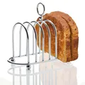 Produktbild: Viktorianischer Toastständer aus Chrom von – Vintage Edelstahl Toastständer m...