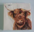 Produktbild: 20 Servietten Highland Kuh 1 Packung OVP Tiere IHR Kühe farm Bauernhof Tiere
