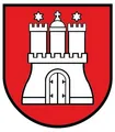 Produktbild: Autoaufkleber Sticker Hamburg Schild Kontur Fahne Aufkleber