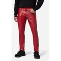 Produktbild: RICANO Lederhose No. 3 TR – Slim Fit Lederhose aus Lamm Leder im 5-Pocket-Stil rot 31