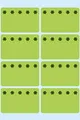 Produktbild: HERMA 3775 Tiefkühletiketten, 48 Stück, 26 x 40 mm, 8 pro Bogen, selbstklebend, matt, blanko Papier Gefrieretiketten zum Beschriften, Klebeetiketten Aufkleber für Gefriergut, grün