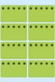 Produktbild: HERMA 3775 Tiefkühletiketten grün 26x40 mm Eiskristalle 480 St.