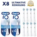 Produktbild: 8 Stück Oral-B iO Ultimative Reinigung White Ersatzbürsten Aufsteckbürsten NEU