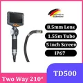 Produktbild: TESLONG TD500 Industrielle wasserdichte Endoskop-Inspektionskamera 8,5mm 5“ IPS