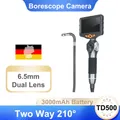 Produktbild: Teslong 6.5mm Dual Lens Automotive Inspection Camera 2-way Steering Endoscope DE