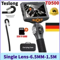 Produktbild: Teslong Endoskopkamera 6.5mm 210° Drehbar Endoskop 5.0 Zoll LCD-Bildschirm DE