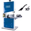 Produktbild: Scheppach Bandsäge HBS25 | 350 W Leistung | 230 V Spannung | Durchlasshöhe/-breite: 80 mm / 200 mm | Arbeitstisch mit 300x300 mm