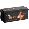 Produktbild: LiFePO4 Batterie LiTime 36V 60Ah Golf Cart Stromspeicher Rasenmäher - Schwarz