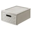 Produktbild: Rotho Kunststoff AG Rotho COUNTRY Schubladenbox, 8,3 Liter, Aufbewahrungsbox, Maße: 350 x 260 x 145 mm, PP-Kunststoff, Farbe: cappuccino 1114807422