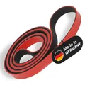 Produktbild: Deuserband Original Widerstandsband Gymnastikband aus Naturkautschuk, vegan, rutschfest, In Deutschland gefertigte Fitnessbänder für Krafttraining, Fitness, Yoga