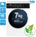 Produktbild: BEKO BM3WFU3741R Waschmaschine 7 kg SteamCure Coldwash- Wasser RO_BM3WFU3741R_R
