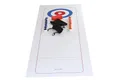 Produktbild: SportFit Tischcurling Spiel – 120 × 40 cm Curling-Set mit 16 Curlingsteinen (Rot & Blau) | Magnetische Spielfläche, Beutel & Zubehör | Curling Spaß für Zuhause, Schule & Büro