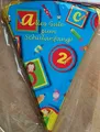Produktbild: Girlande Schultüte Alles Gute zum Schulanfang Schulbeginn 3 mtr zum Befüllen Neu