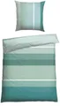 Produktbild: Schiesser Bettwäsche Endy Stripes aus weicher Baumwolle mit großen und kleinen Streifen, Renforcé, 2 teilig, Made in Green