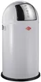 Produktbild: WESCO Mülleimer Pushboy Abfallsammler, mit Metalleinsatz, Griffe, Einwurfklappe aus Edelstahl und Bodenring