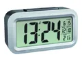 Produktbild: TFA® digitaler Funkwecker LUMIO PLUS schwarz/silber 60.2553.01