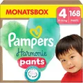 Produktbild: Pampers Windeln Harmonie Pants, Größe 4, 9-15 kg, Sanfter Hautschutz, 168 Stück
