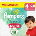 Produktbild: Pampers Baby Windeln Pants Größe 4 (9kg-15kg) Harmonie Monatsbox 168 Windeln