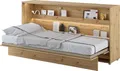 Produktbild: MEBLINI Schrankbett Bed Concept - Wandbett mit Lattenrost - Klappbett mit Schrank - Wandklappbett - Murphy Bed - Bettschrank - BC-06 - 90x200cm Horizontal - Artisan Eiche