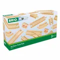 Produktbild: BRIO Großes Schienensortiment 50-tlg. Holzeisenbahn Schienen Holzspielzeug