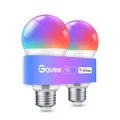 Produktbild: Smart Glühbirne E27, WLAN LED Lampe RGBWW dimmbare mit 16 Millionen DIY-Farbe...