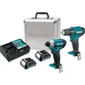 Produktbild: Makita - Werkzeug - 12V Akku-Bohr- und Schlagschrauber-Set, 2x 1,5 Ah CXT-Akku, Ladegerät CLX224X
