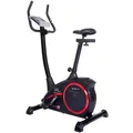 Produktbild: Christopeit Heimtrainer Fahrrad Ergometer AL 2, bis 150kg, 24 Widerstandsstufen, 9kg Magnet-Bremssystem, leise, Soft-Touch-Computer, Handpulssensoren, Tablet-Halterung, Black Edition
