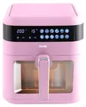Produktbild: DMS HFG-7R XXXL 7 Liter Heißluftfritteuse Backofen Heißluftgrill rosa
