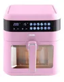 Produktbild: DMS HFG-7R Heißluftfritteuse Fritteuse Heißluft Airfryer 7L, 1600w, Rosa Pink