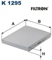 Produktbild: FILTRON K1295 Filter für Innenraumluft Innenraumfilter Filter Innenraum