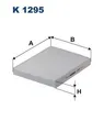 Produktbild: Filtron K 1295 Filter, Innenraumluft für HYUNDAI K1295 Filter, Innenraumluft Hei