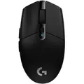 Produktbild: Mouse Logitech G G305 - rechts - Optisch - RF Wireless + Bluetooth - 12000 DPI - 1 ms - Schwarz