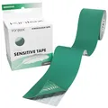 Produktbild: Kintex Kinesiologie Tape Sensitive, 5 cm x 5 m, hautfreundliches & wasserfestes Kinesiologie Tape, Physio Tape für sensible Haut, Medizinisches Tape (Mintgrün)