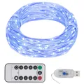 Produktbild: LED-Lichterkette mit 150 LEDs Blau 15 m
