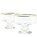 Produktbild: Pasabahce 41016 – 6er Set Becher aus Glas Iceville für EIS, Salat, Dessert, Beilage Transparent Gold
