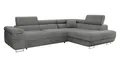 Produktbild: Mirjan24 Ecksofa Torezio mit Bettkasten, Einstellbare Kopfstützen, Sofa mit Schlaffunktion, Eckcouch für Wohnzimmer, Polsterecke, L-Form Couch mit Bettfunktion (Manila 16, Seite: Rechts)