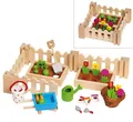 Produktbild: Puppenhausmöbel Zubehör MEIN KLEINER GARTEN 32 Teile Puppenstube Beet Biegepuppe