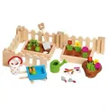 Produktbild: Goki 51729 - Puppenzubehör - Mein, kleiner Garten Holz Set Kleinteile Puppenhaus
