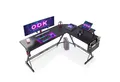 Produktbild: ODK Computertisch L Form Gaming Schreibtisch Eckschreibtisch für Gamer (1-St), mit Monitorständer mit hängender Tasche 167 x 120 cm