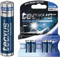 Produktbild: tecxus® LR03/AAA (Micro) Batterie, 4 Stk. im Blister, (Alkaline), 1,5 V