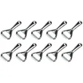 Produktbild: 10 Flaschenöffner/Kapselheber für Flaschen mit Kronkorken Stahl Metall Silber...