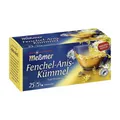 Produktbild: Meßmer Tee: Fenchel-Anis-Kümmel Kräutertee, 25 Beutel à 2 g für eine wohltuende und bekömmliche Tasse