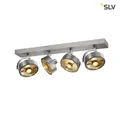 Produktbild: SLV 1002025 KALU CW Indoor Wand- und Deckenaufbauleuchte quad QPAR111 alu gebürstet 4x75W