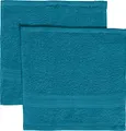 Produktbild: REDBEST Seiftuch 2er-Pack Chicago Petrol Größe 30x30 cm - saugstark, strapazierfähig, ideal für Reisen, Sport (weitere Farben)