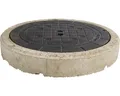 Produktbild: Schachtabdeckung Kl. B 125 ohne Lüftung inkl. Betonring -rund-