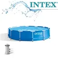 Produktbild: Intex Frame Pool 366 x 76 cm | Rundpool mit Filteranlage