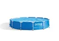 Produktbild: Intex Metal Frame Pool - Aufstellpool - Ø 366 x 76 cm - Mit Filteranlage - 12V