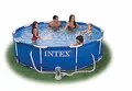 Produktbild: Intex 28212 Metall Frame Pool Set 366 cm x 76 cm mit Pumpe Schwimmbecken