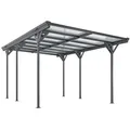 Produktbild: Juskys Carport, Dunkelgrau, Metall, 305x230x503 cm, Aufbewahrung & Schutzhüllen, Geräteschuppen